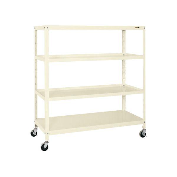 【個人宅配送不可】サカエ SAKAE SPR-1124URNUI 直送 代引不可 スーパーキャスターラック 間口1220／ナイロンウレタン車／直進安定金具無 SPR1124URNUI