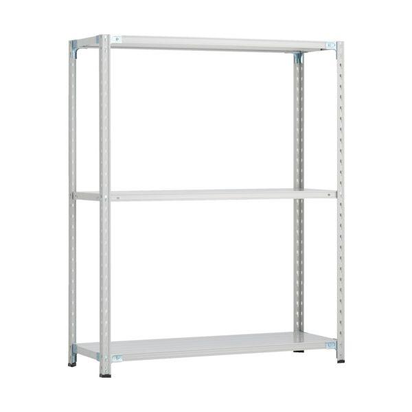 【個人宅配送不可】ＴＲＵＳＣＯ CB-5443-WG 直送 代引不可 CB型セミボルトレス軽量棚 1200X450XH1500 3段 WG色 CB5443WG