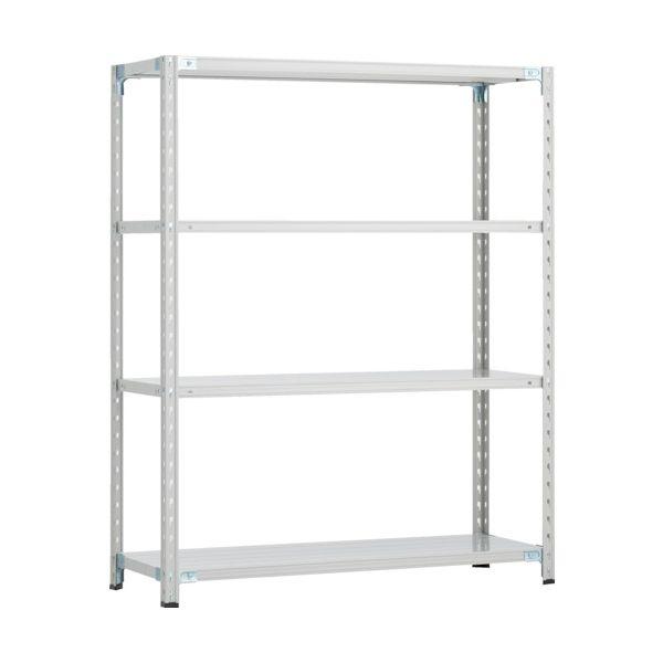 【個人宅配送不可】ＴＲＵＳＣＯ CB-5534-WG 直送 代引不可 CB型セミボルトレス軽量棚 1500X300XH1500 4段 WG色 CB5534WG