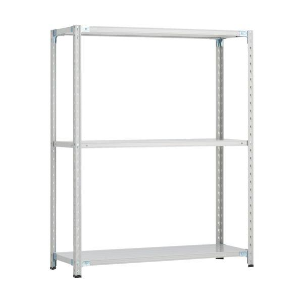 【人間宅送りとどける不可】ＴＲＵＳＣＯ CB-5643-WG 直送 代引不可 CB型セミボルトレス軽さ棚 1800X450XH1500 3段 WG色 CB5643WG