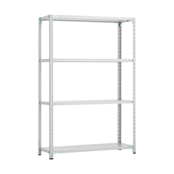 【個人宅配送不可】ＴＲＵＳＣＯ CB-6364-WG 直送 代引不可 CB型セミボルトレス軽量棚 900X600XH1800 4段 WG色 CB6364WG