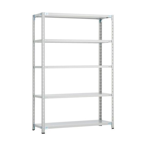 【個人宅配送不可】ＴＲＵＳＣＯ CB-6445-WG 直送 代引不可 CB型セミボルトレス軽量棚 1200X450XH1800 5段 WG色 CB6445WG