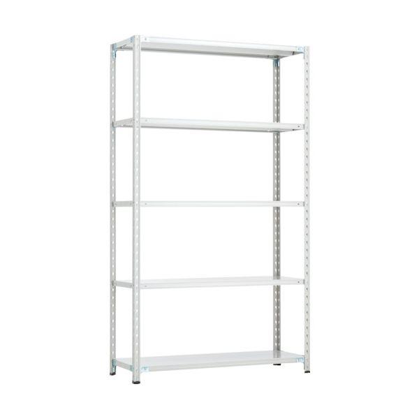 【個人宅配送不可】ＴＲＵＳＣＯ CB-7445-WG 直送 代引不可 CB型セミボルトレス軽量棚 1200X450XH21005段 WG色 CB7445WG