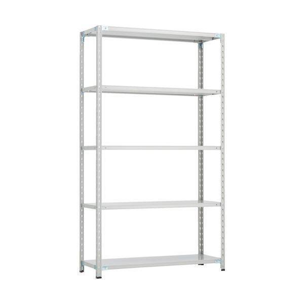 【個人宅配送不可】ＴＲＵＳＣＯ CB-7635-WG 直送 代引不可 CB型セミボルトレス軽量棚 1800X300XH21005段 WG色 CB7635WG