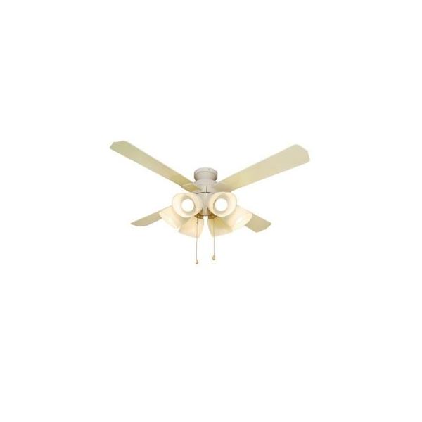 東京メタル QJ-46WW6LE6 シーリングファン プルスイッチ式 LED電球60W付き QJ46WW6LE6の通販は