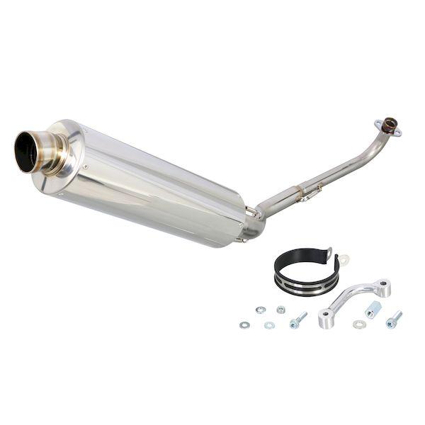 キタコ ニューSS1・ショートマフラー(メッキ) モンキー Amazon