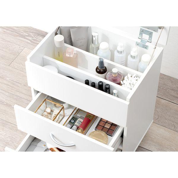 RUD-1830-WH 直送 代引不可 コスメワゴン RUD1830WH