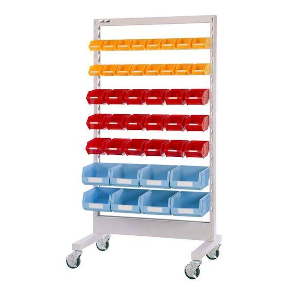 【個人宅配送不可】【車上渡し】山金工業 HPK-0913C-YD 直送 代引不可 パーツハンガー W900サイズ片面移動式 HPK0913CYD