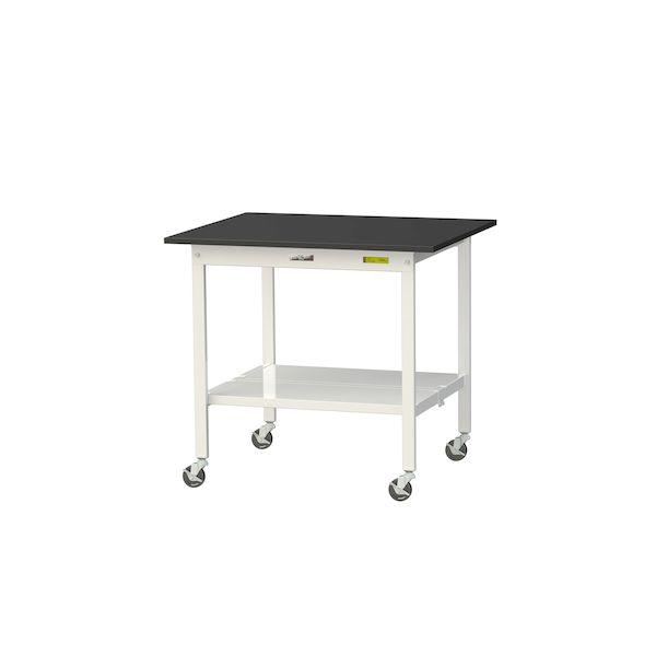 【個人宅配送不可】【車上渡し】山金工業 SLKC-975TT-BKW 直送 代引不可 ワークテーブル LABシリーズ 移動式 SLKC975TTBKW
