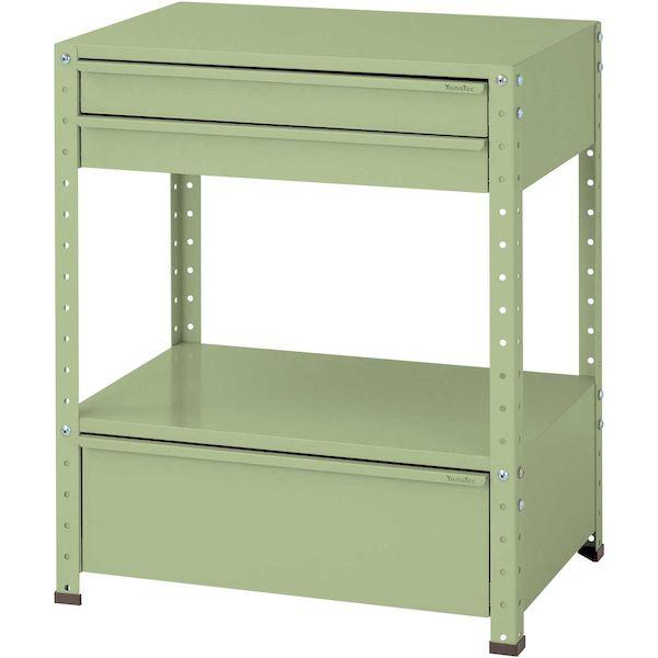 山金工業 スペシャルワゴン 移動式 キャビネット浅型2段×1個、超深型1段×1個アイボリー W7CU-BSD-IV 個人宅配送不可車上渡し山金工業 W7-SBD-G 直送 代引不可