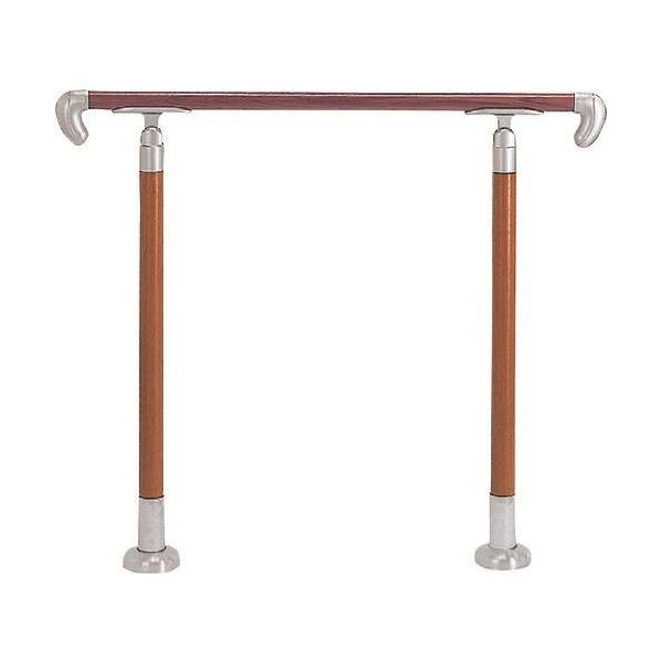 シロクマ AP-12B-IWS アプローチ手すり B アイアンウッド・シルバー AP12BIWS