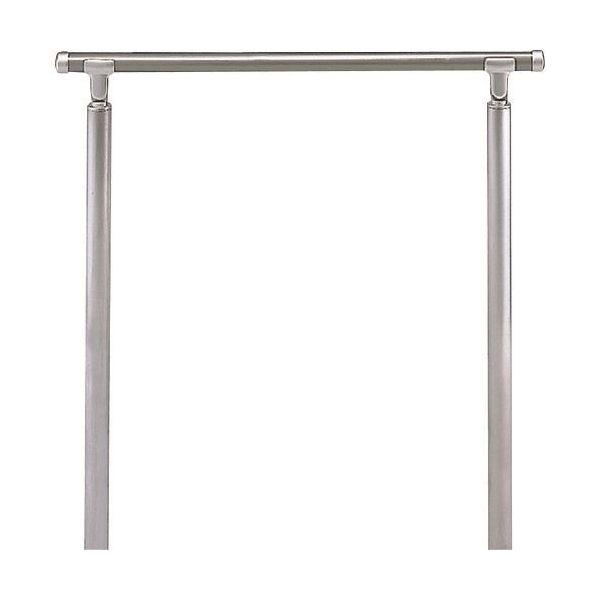 シロクマ AP-140U-90-SIH アプローチ手すり U 900mm シルバー／HL AP140U90SIH