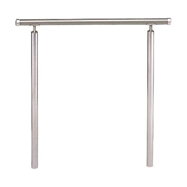 シロクマ AP-160U-90-SIH アプローチ手すり U 900mm シルバー／HL AP160U90SIH