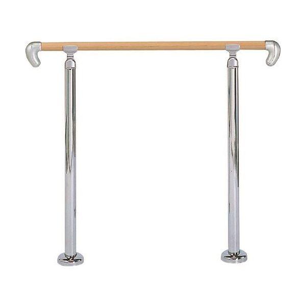 シロクマ AP-30B-90-LOK アプローチ手すり B 900mm Lオーク／鏡面 AP30B90LOK