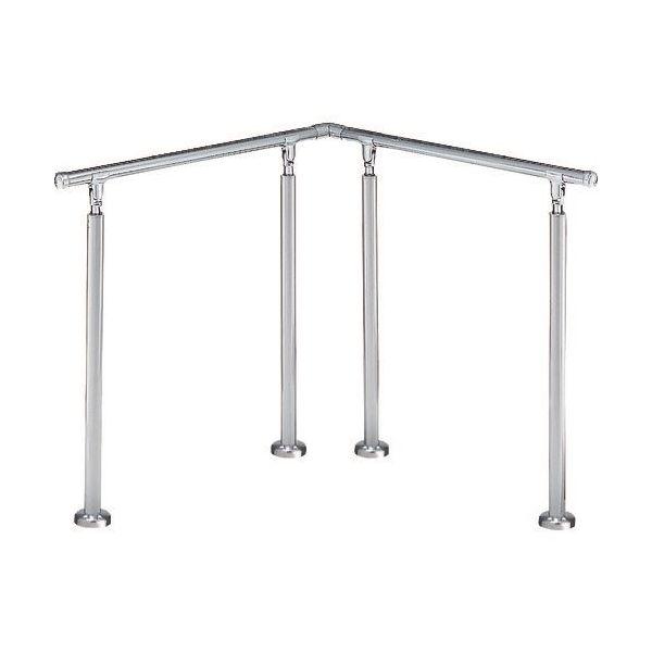シロクマ AP-42B-90X90-SIH アプローチ手すり B 900×900 シルバー／HL AP42B90X90SIH 58,831円