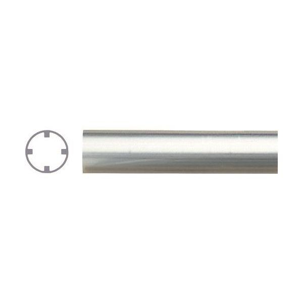 【個数：1個】シロクマ BR-32C-24-SI 抗菌アルマイト 2450mm シルバー BR32C24SI
