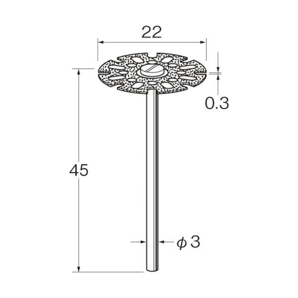リューター D9812 メタルボンドダイヤモンドディスクの通販は