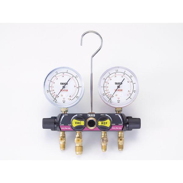 TASCO タスコ TA122FM-1 4バルブマニホールドキット 92cmホース TA122FM1