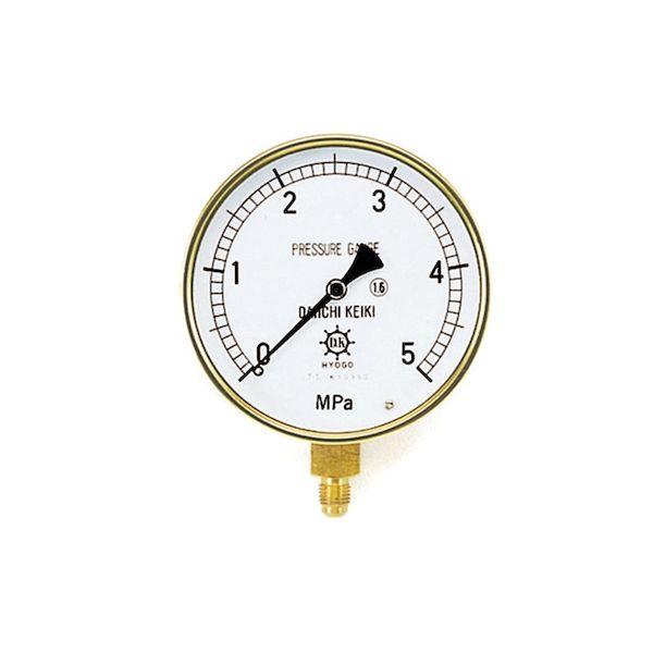 TASCO タスコ TA147F-350 圧力計 1／4’’フレア、下出し、100φ、つば無 TA147F350