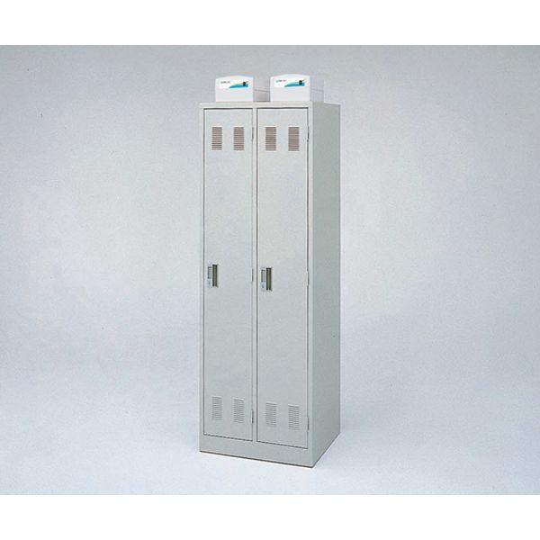 【個数：1個】APU-60 直送 代引不可 無塵衣ロッカー クリーンユニット付 608×515×1790mm APU60