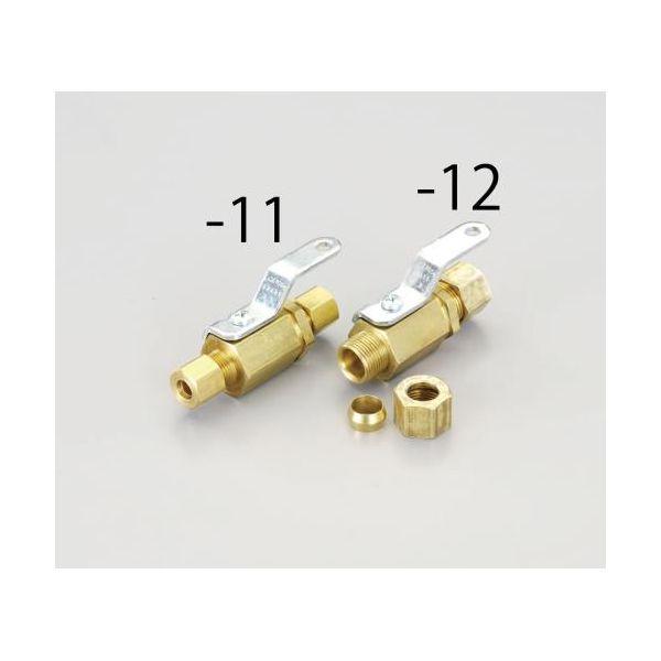 エスコ EA496DC-12 3/8 フレアｘ3/8 フレアボールバルブ EA496DC12【キャンセル不可】