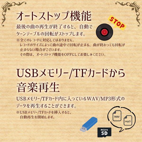 TE-1907LB CICONIA クラシカルレコードプレーヤー ライトブルー TE1907LB_7