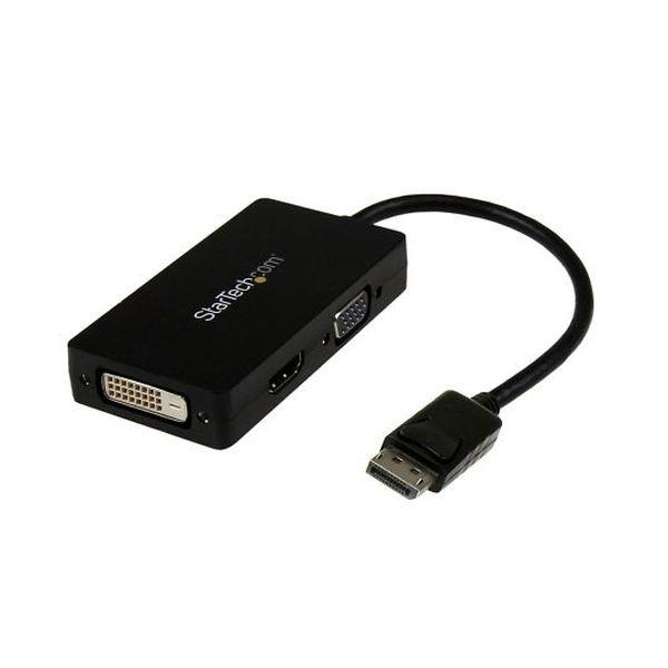 DP2VGDVHD DisplayPort − VGA／DVI／HDMI変換アダプタ 3 in 1 DP変換ケーブル 1920x1200の通販は