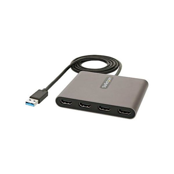 USB32HD4 USB 3．0接続クアッドHDMIディスプレイ変換アダプタ／USB − HDMI 4出力コンバータ／1080p 60Hz／USB Type−A接続／HDMI増設アダプタ／Windowsのみ対応の通販は