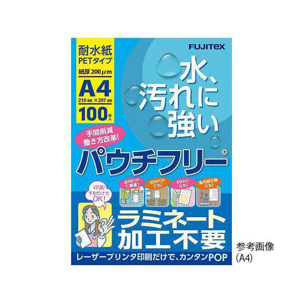 S3885-62 レーザープリンタ用耐水紙 PET タイプ A4 100枚入 S388562の通販は