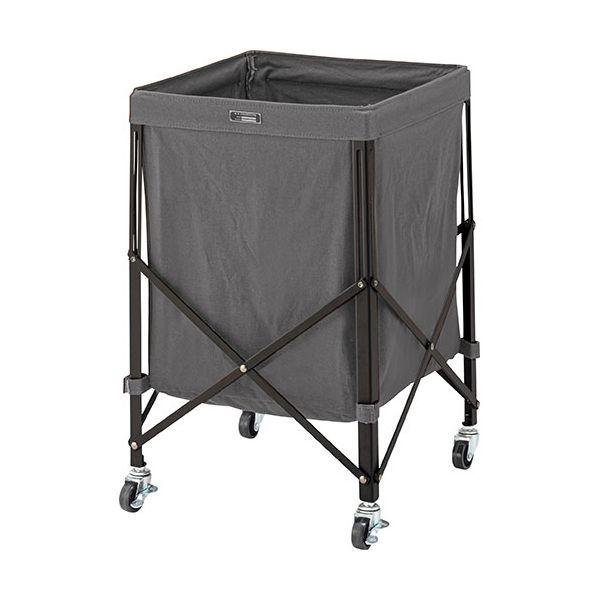 【個数：1個】MIP-74GY 直送 代引不可 東谷 フォールディングバスケットワゴン グレー MIP74GY