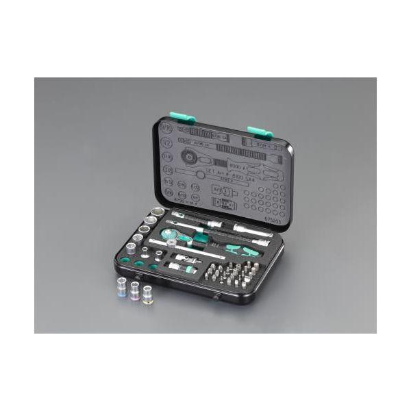 個人宅配送不可】直送 代引不可 エスコ EA617AH-200B 1/4 DRソケット