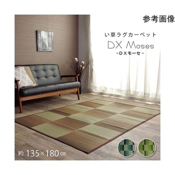 1061350042903 い草ラグ おしゃれ コンパクト シンプル カーペット DXモーセ ブルー 約135×180cmの通販は 6,669円