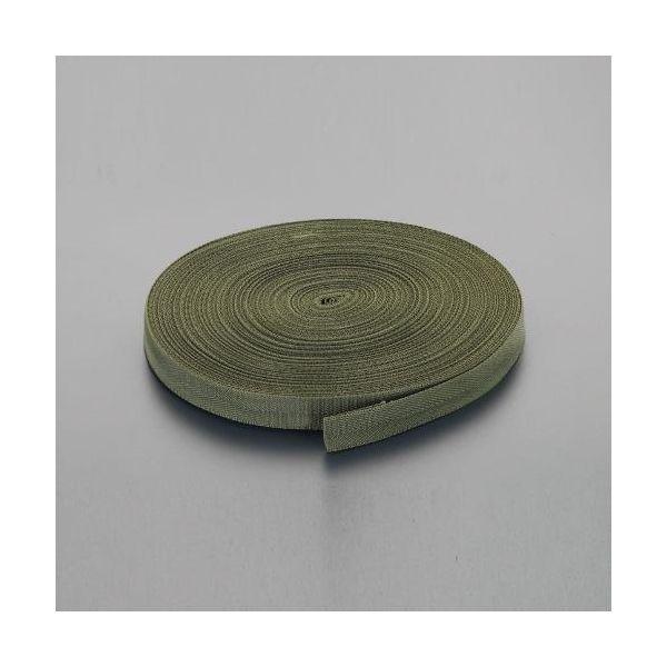 【個人宅配送不可】直送 代引不可 エスコ EA628PT-97  1．2ｘ30mm ｘ50ｍ ＰＰ製 平織ベルト ＯＤｇｒｅｅｎ EA628PT97【キャンセル不可】