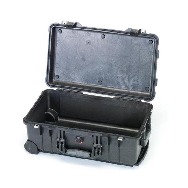 【個人宅配送不可】直送 代引不可 エスコ EA657-151NF  500ｘ280ｘ193mm /内寸防水ケース ウレタン無 黒 EA657151NF【キャンセル不可】