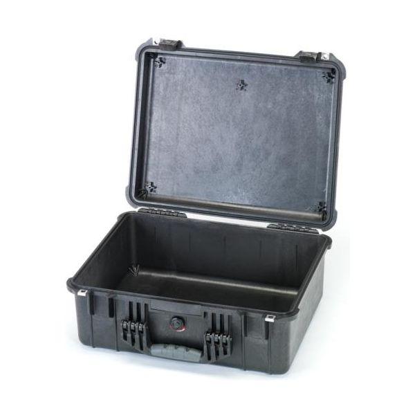 【個人宅配送不可】直送 代引不可 エスコ EA657-160NF 544ｘ420ｘ200mm /内寸防水ケース ウレタン無 黒 EA657160NF【キャンセル不可】