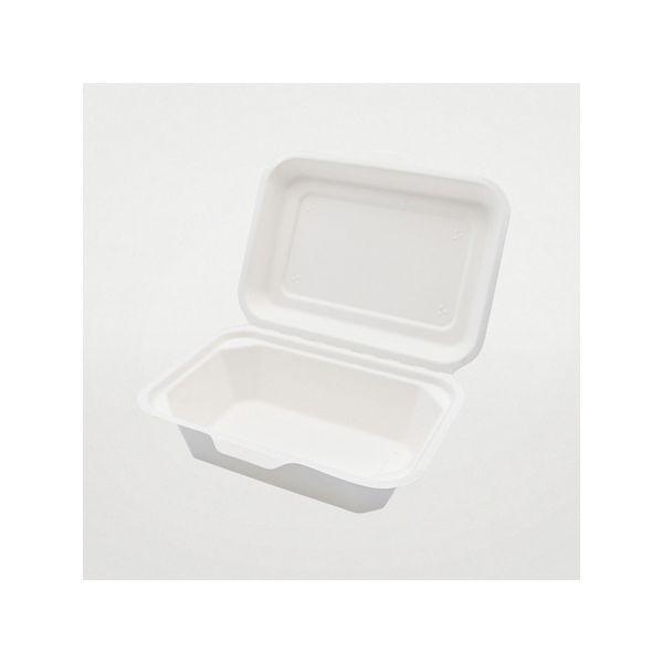 649711 ABバガスランチ180−130フードパック 白色 50枚×12パック入の通販は 20,131円