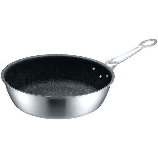 7163500 3層鋼 セラミックコーティング深型フライパン 26cmの通販は