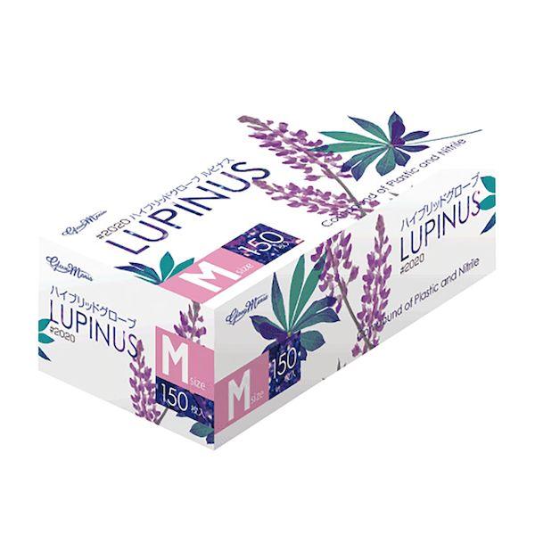 【個数：12個】4906554161616 【12個入】 直送 代引不可 川西工業 ハイブリッドグローブ ルピナス M 2020 パープル 150入