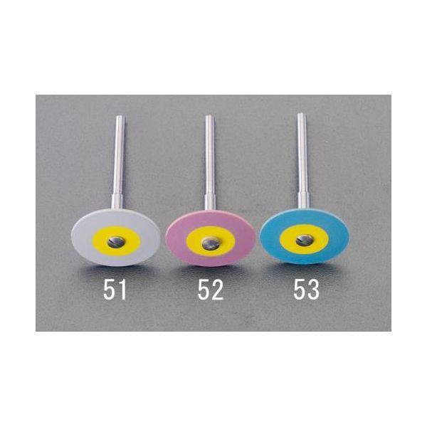 【個人宅配送不可】直送 代引不可 エスコ EA819DH-52  φ26ｘ2mm 3mm軸 ダイヤモンドディスク 中目 EA819DH52【キャンセル不可】
