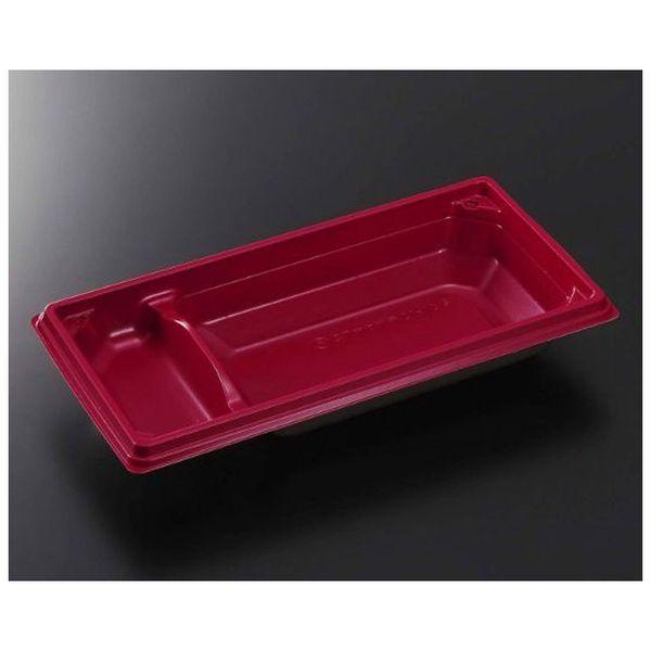 165951 どんぶり容器 CT中皿 21−12S 赤−BK 800枚の通販は