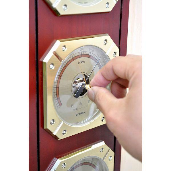 まとめ得 EMPEX 気象計 ウェザーガイド 気象計 掛用 BM-716 x [2個] /l