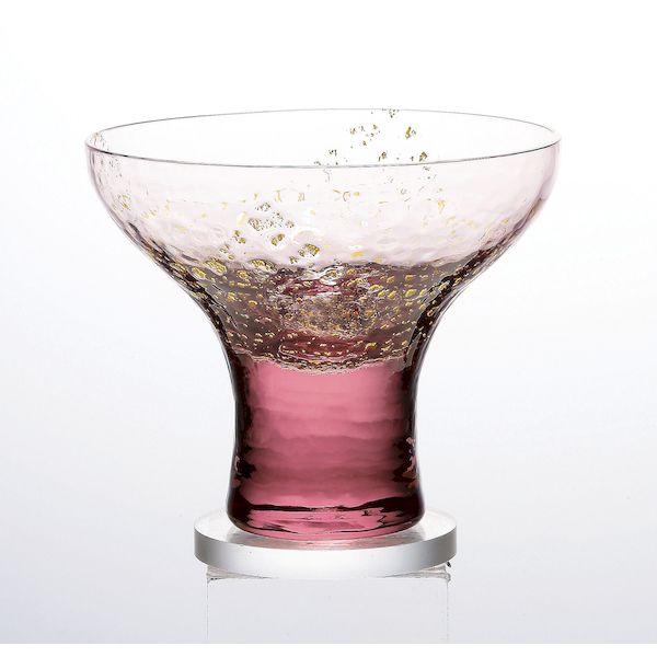 東洋佐々木ガラス 10366PAM 八千代窯 高台杯 梅紫うめむらさきの通販は 4,847円