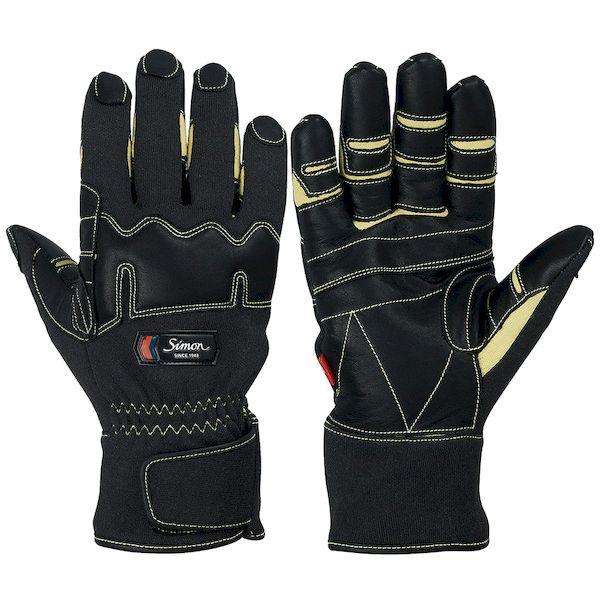 シモン KG-200BK LL 消防用手袋 KG200BKLLの通販は