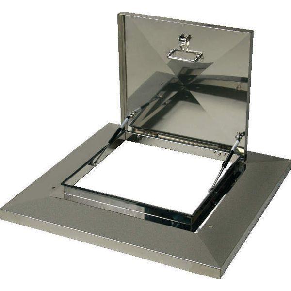 クマモト CK-6100A check ステンレス 天蓋角型大 穴開 CK6100Aの通販は