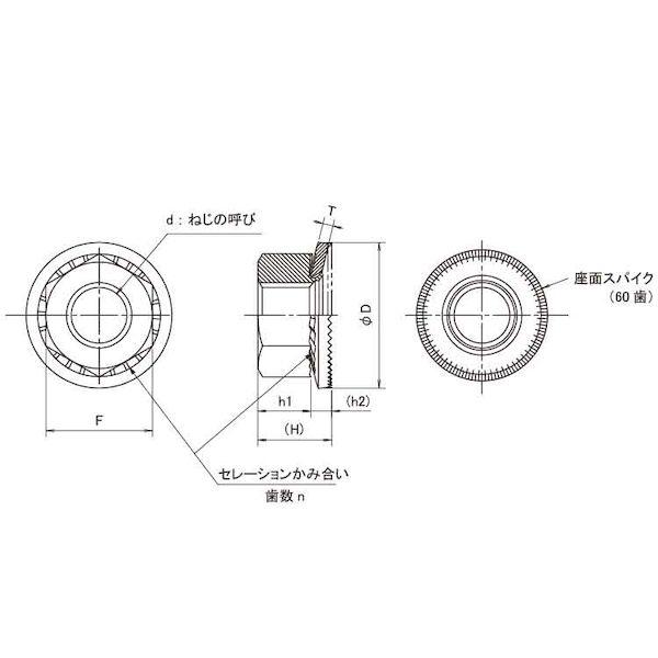 【個人宅配送不可】【個数：750個】ＳＵＮＣＯ 4525824151999 【750個入】 直送 代引不可 SUS ソルーン SOLN M6 10X14_1