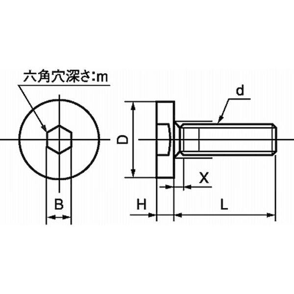 【個人宅配送不可】【個数：3000個】ＳＵＮＣＯ 4525824866602 【3000個入】 直送 代引不可 三価ホワイト シンヘッドTH−FH−M 3 X 16_1