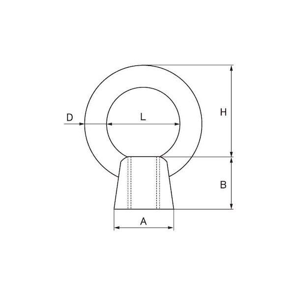【個人宅配送不可】【個数：10個】ＳＵＮＣＯ 4525824888048 【10個入】 直送 代引不可 MM ステン アイナット ブネジ W1／2 IN−12W