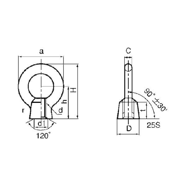 【個人宅配送不可】ＳＵＮＣＯ 4525824900566 【10個入】直送 代引不可 ステン アイナット 輸入品 M20_1