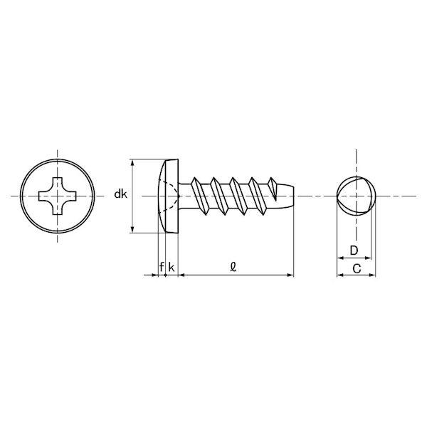 【個人宅配送不可】【個数：2500個】ＳＵＮＣＯ 4547733007983 【2500個入】 直送 代引不可 三価ブラック Pタイプバインド 3 X 14