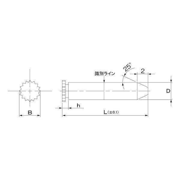 【個人宅配送不可】ＳＵＮＣＯ 4547733077061 【1000個入】 直送 代引不可 SUS ガイドピン DFDGP−3−20_1